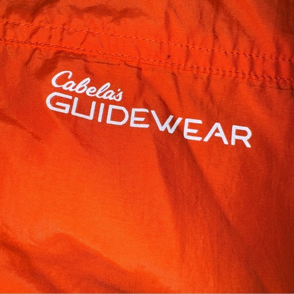 📌Cabela’s Guidewear Men’s Short Sleeve Fishing Shirt Size Large Orange - Picture 4 of 10